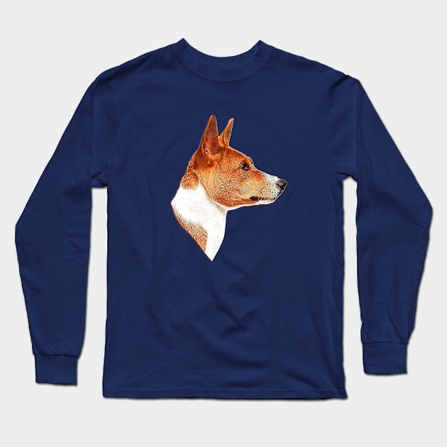 Basenji Long Sleeve T-Shirt by ElegantCat